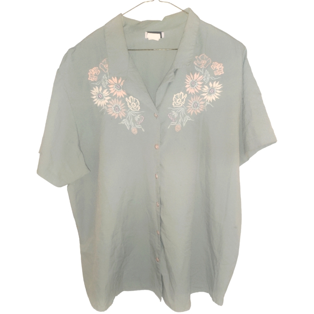 Vintage button down by Teddi